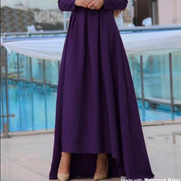 Long purple dress - Picture 2 of 3